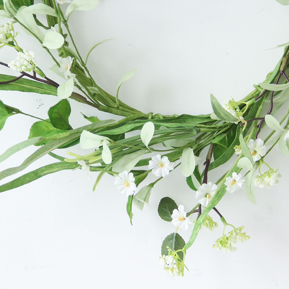 New Design Spring & Summer Wreath Artificial Flowers Home Decoration Silk Flower Wedding Party Everyday Decoration
