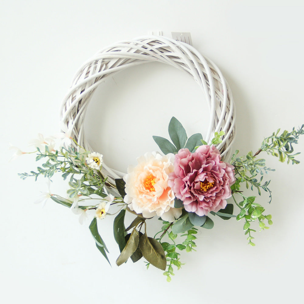 New Design Spring & Summer Wreath Artificial Flowers Home Decoration Silk Flower Wedding Party Everyday Decoration
