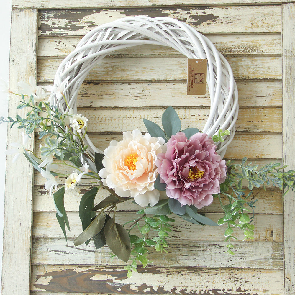 New Design Spring & Summer Wreath Artificial Flowers Home Decoration Silk Flower Wedding Party Everyday Decoration
