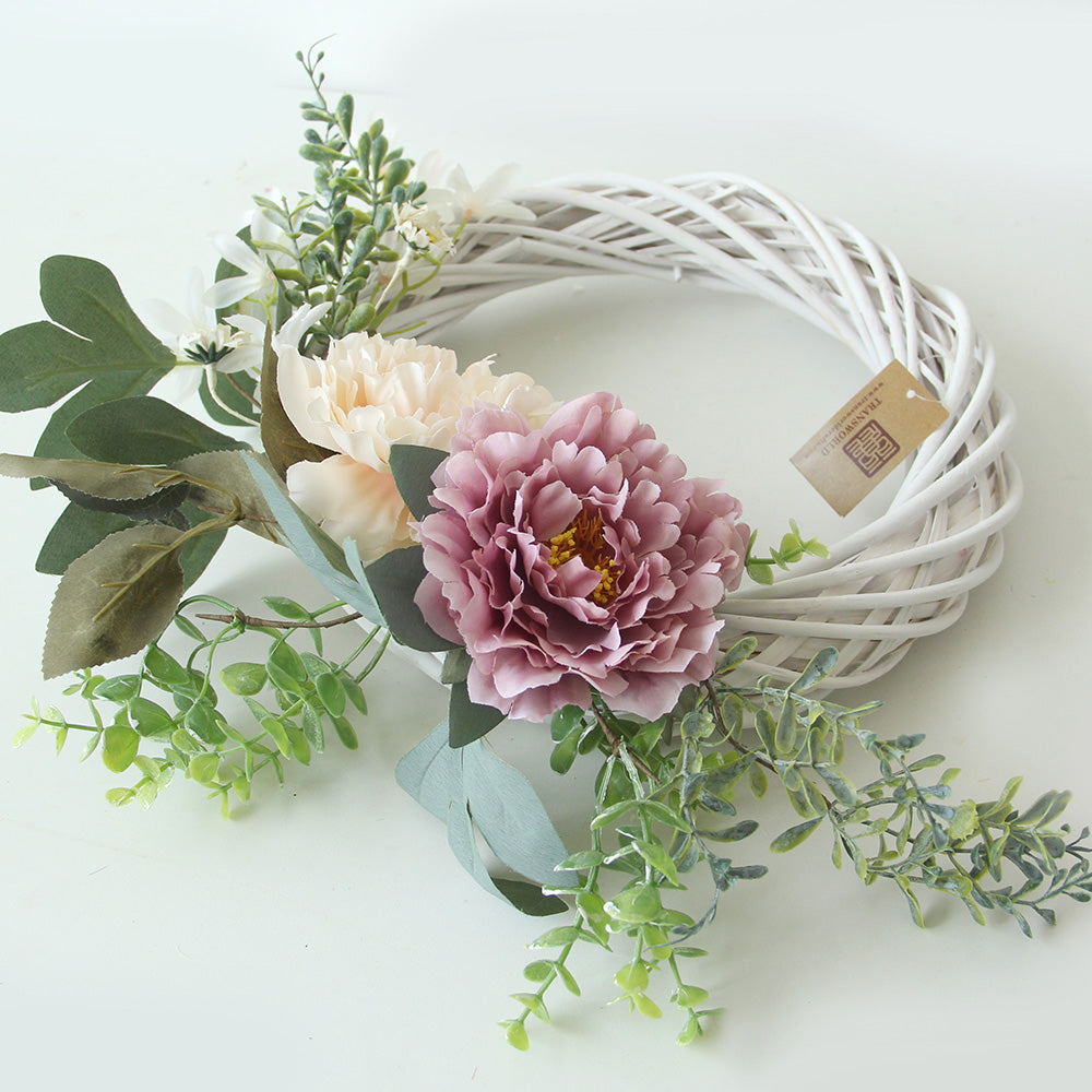 New Design Spring & Summer Wreath Artificial Flowers Home Decoration Silk Flower Wedding Party Everyday Decoration