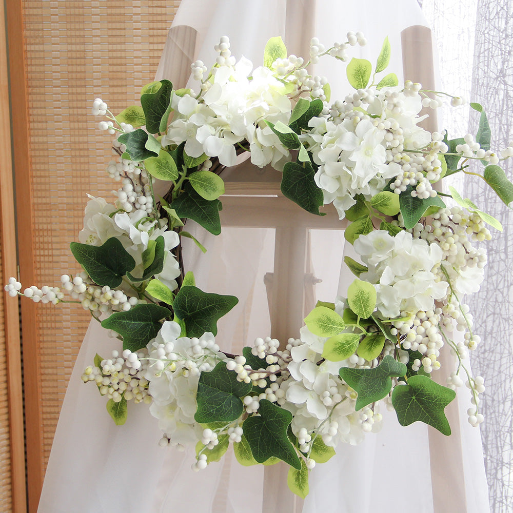 New Spring Series Door Decoration Eucalyptus Leaves Wreath Wreath Supplies Wholesale Spring Wreath