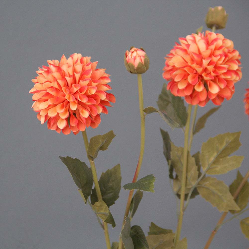 84CM Silk Pinnata Chrysanthemum Flowers Artificial Pompon Dahlias for Decoration