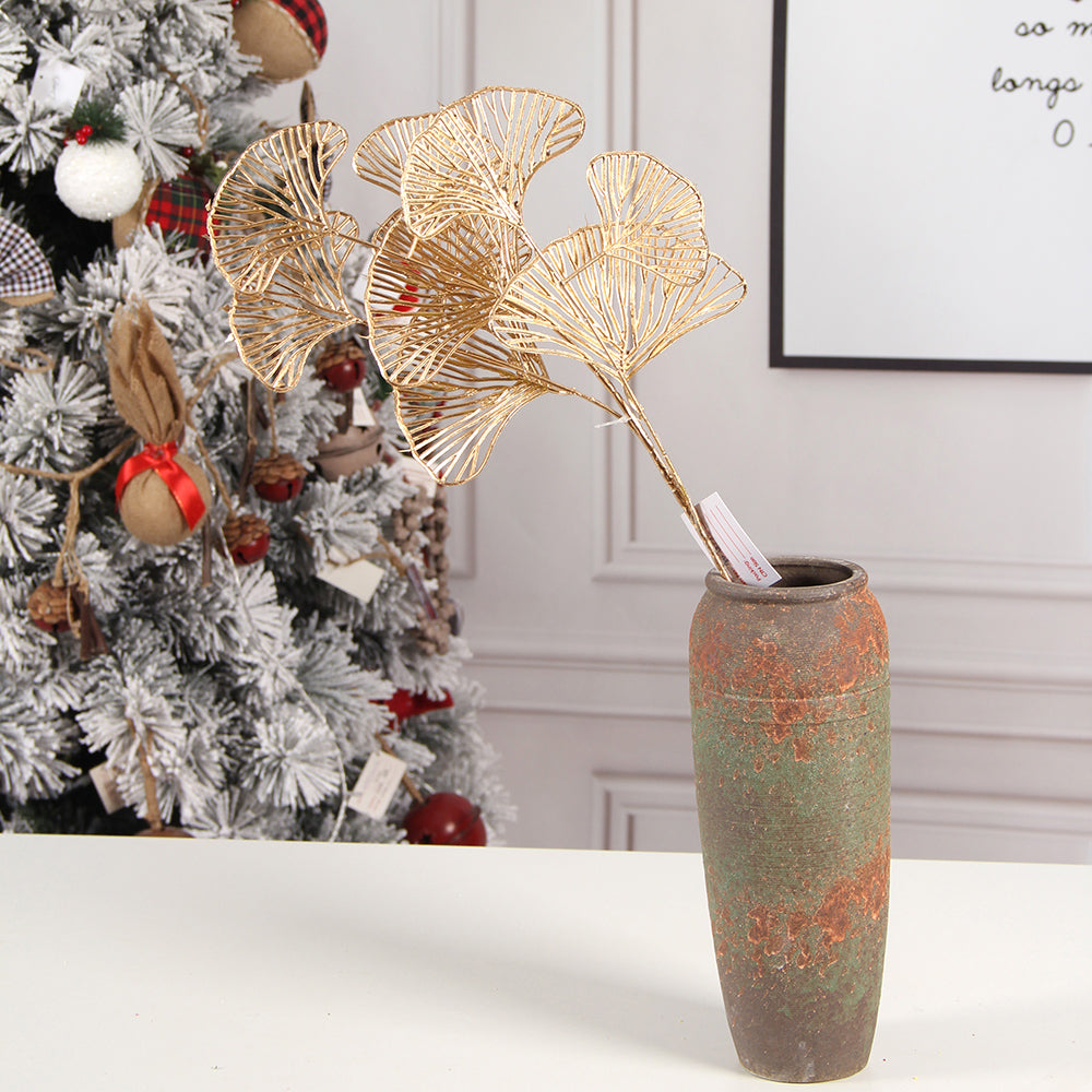 Gold Vase Pick Golden Circular Vase Set Spray With a Bendable Wire Suitable for All Events gold pick