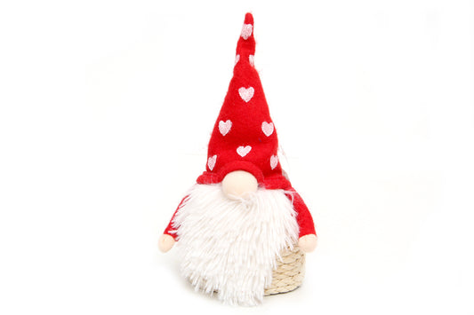 Valentines Day 2024 Tiered Tray Decor Stuffed Gonk Heart hat Romantic Valentine Gifts Scandinavian Gnome