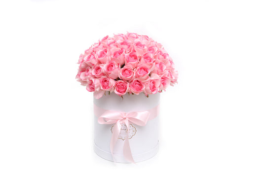 Decorative Flowers Valentine's Day Gift Immortal Infinity Eternal Rose Stabilized Preserved Rose Head In Box