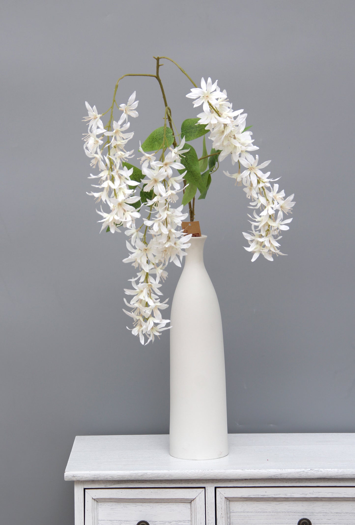 Simulation Wisteria Flower Network Red Corridor Ceiling Wisteria Flower Wedding Decoration