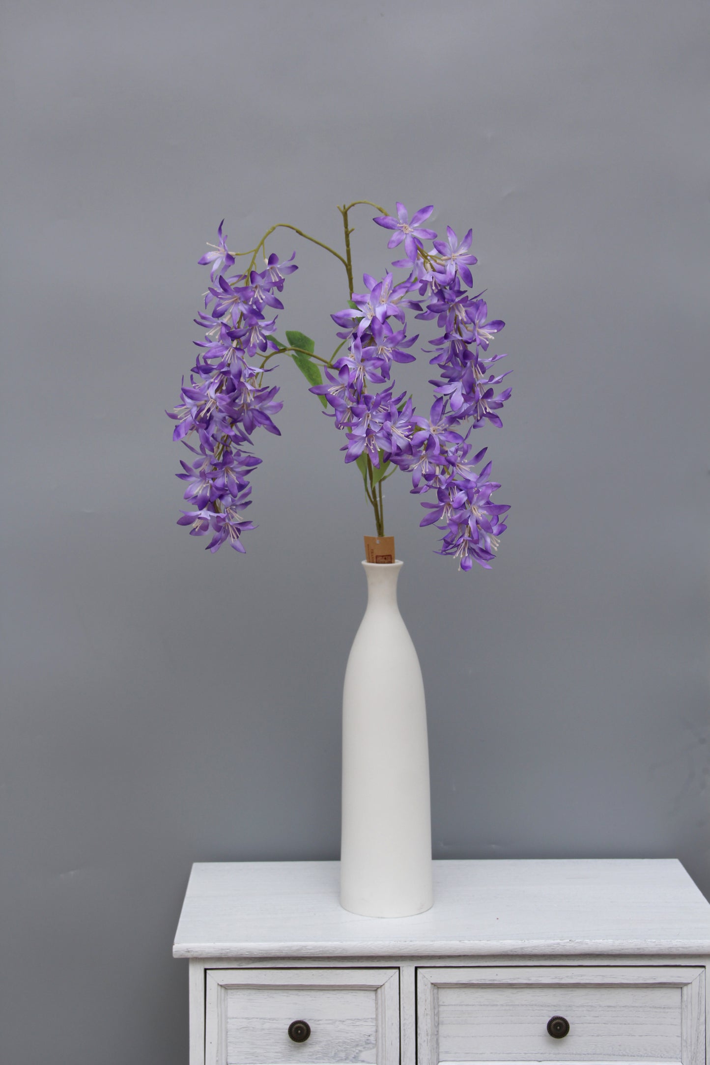Simulation Wisteria Flower Network Red Corridor Ceiling Wisteria Flower Wedding Decoration