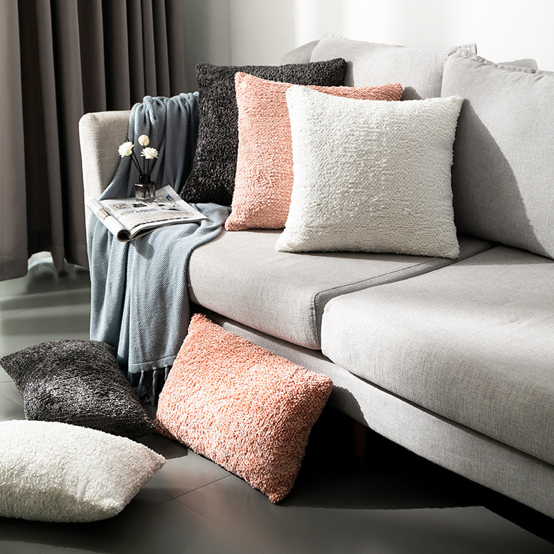 Solid Color Simple Throw Pillows Comfortable Soft Square Pillow Case Decorative & Throw Pillows For Home Decorations