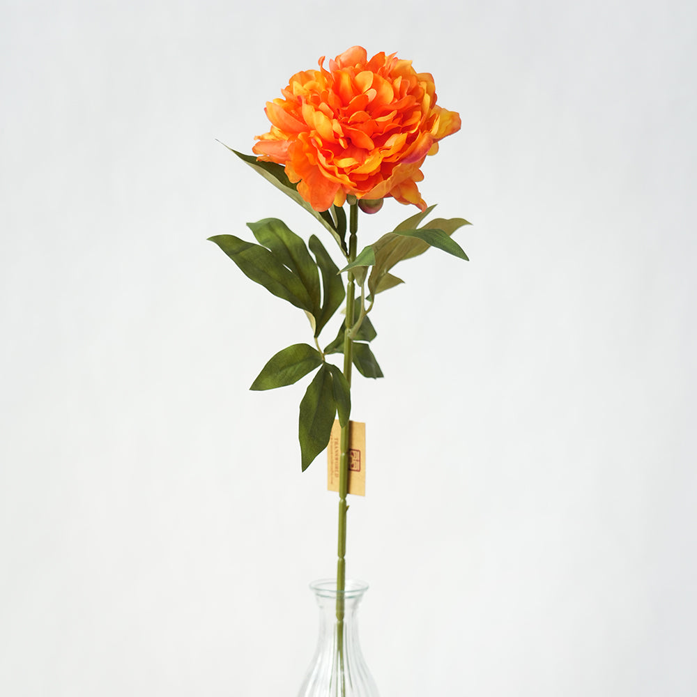 High Quality Handmade Floral Spray Colorful Artificial Flower Peony for Wedding Home Hotel Holiday Decor