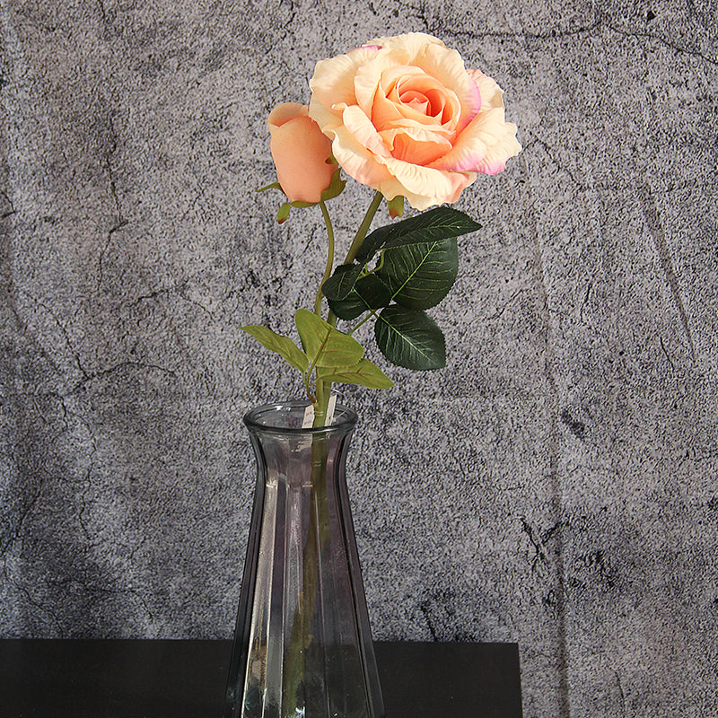 Wholesale Popular Rose High Simulation Bionic Technology Artificial Rose Flowers Decoration Flowers Wedding Celebration