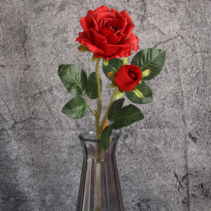 Wholesale Popular Rose High Simulation Bionic Technology Artificial Rose Flowers Decoration Flowers Wedding Celebration