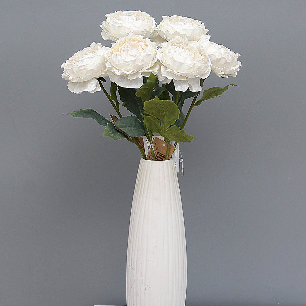 Wholesale Rose Branch Artificial Flower Bridal Bouquet Red Flower Arrangement Wedding Centerpieces Table Decorations
