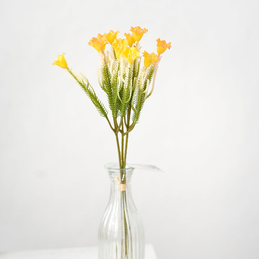 Transworld Artificial Coral Flowers Multi-colored Decorative Flowers Coral Bunch For Home Wedding Decoration Transworld Artificial Campanula Flowers Multi-colored Decorative Flowers For Home Wedding Decoration