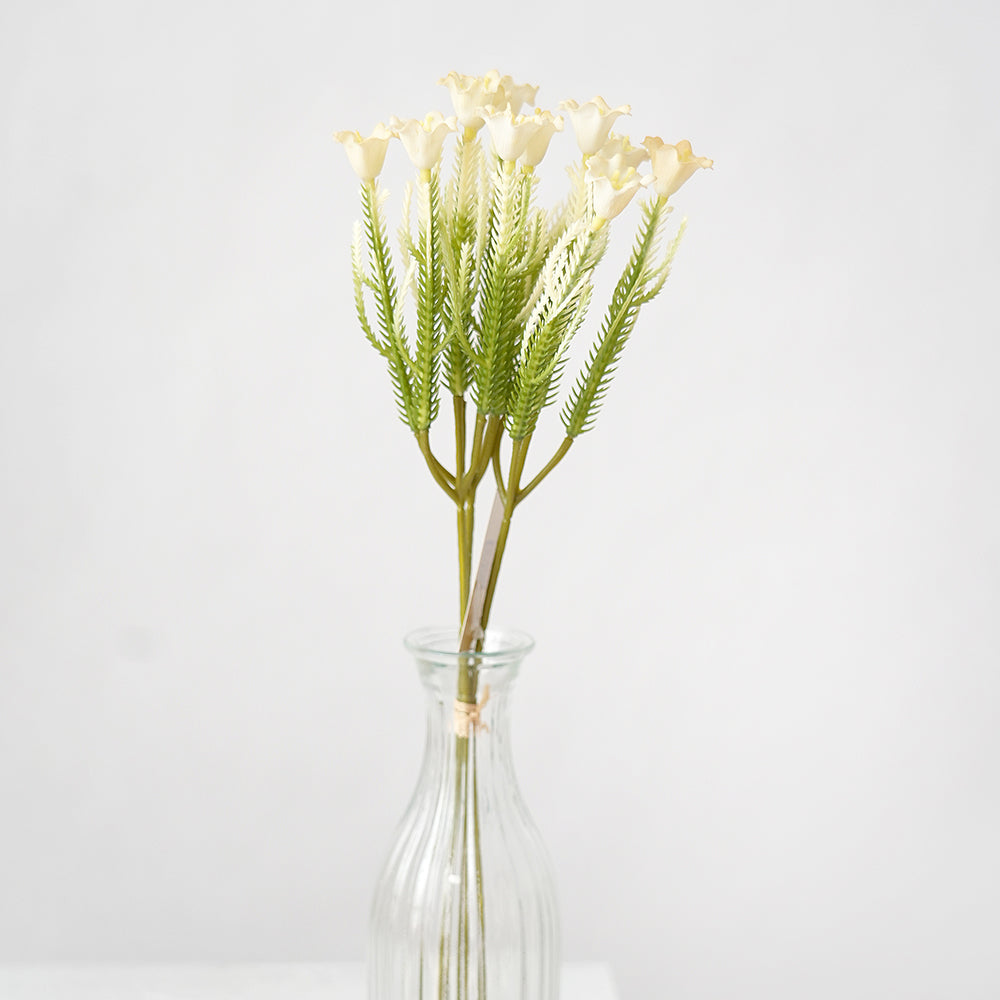 Transworld Artificial Coral Flowers Multi-colored Decorative Flowers Coral Bunch For Home Wedding Decoration Transworld Artificial Campanula Flowers Multi-colored Decorative Flowers For Home Wedding Decoration