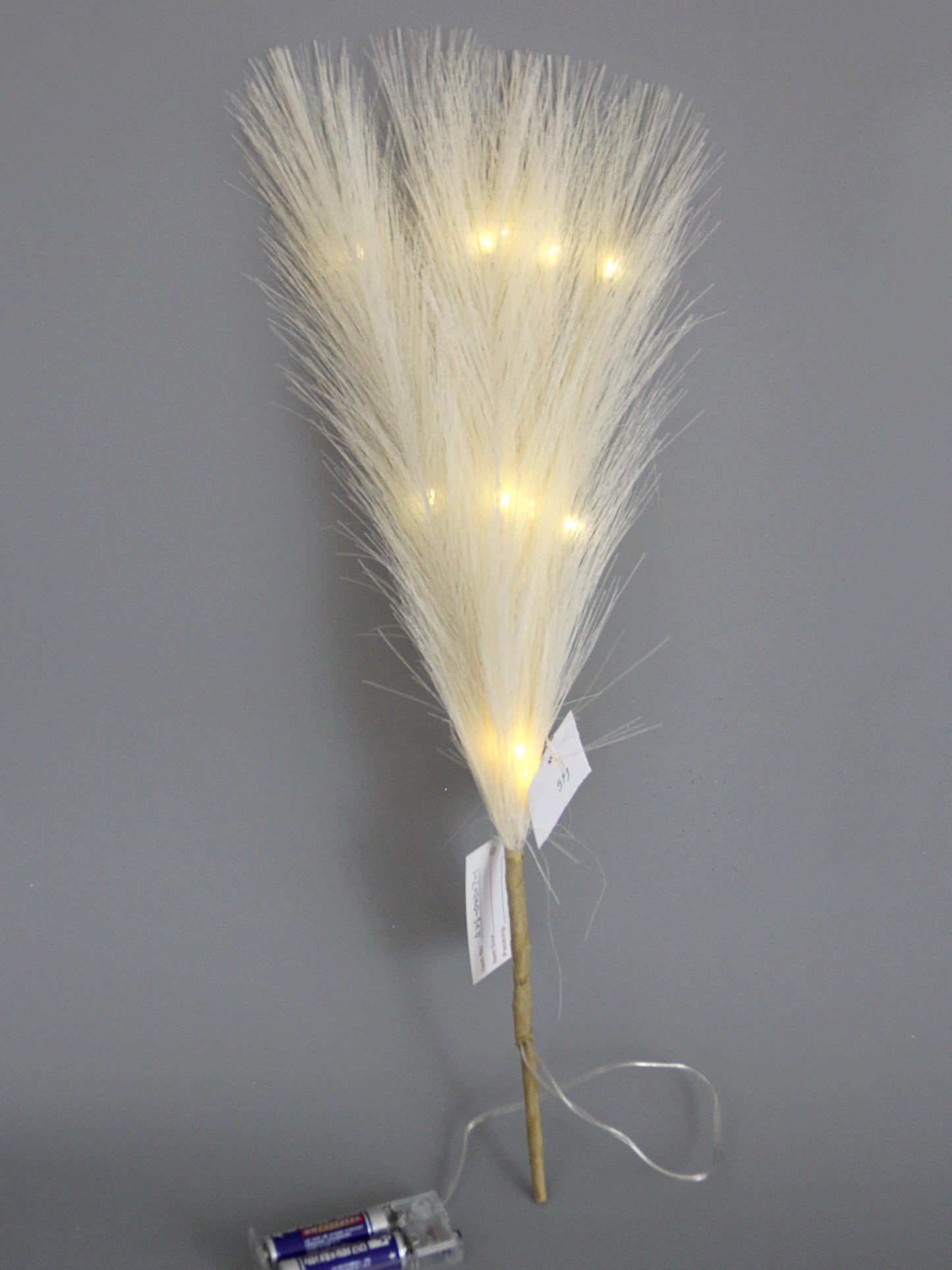 High Quality 18inch Artificial Pampas Grass With LED Light Silk Flowers Arrangement Pampas Decor for Wedding Home Party Decoration