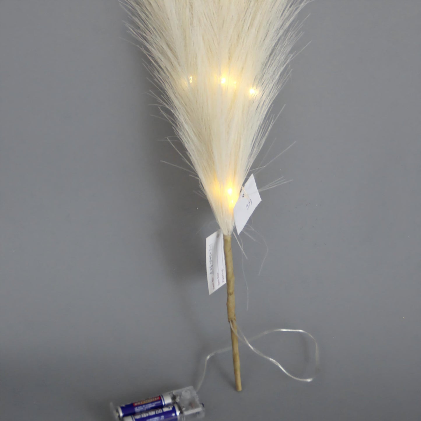 High Quality 18inch Artificial Pampas Grass With LED Light Silk Flowers Arrangement Pampas Decor for Wedding Home Party Decoration