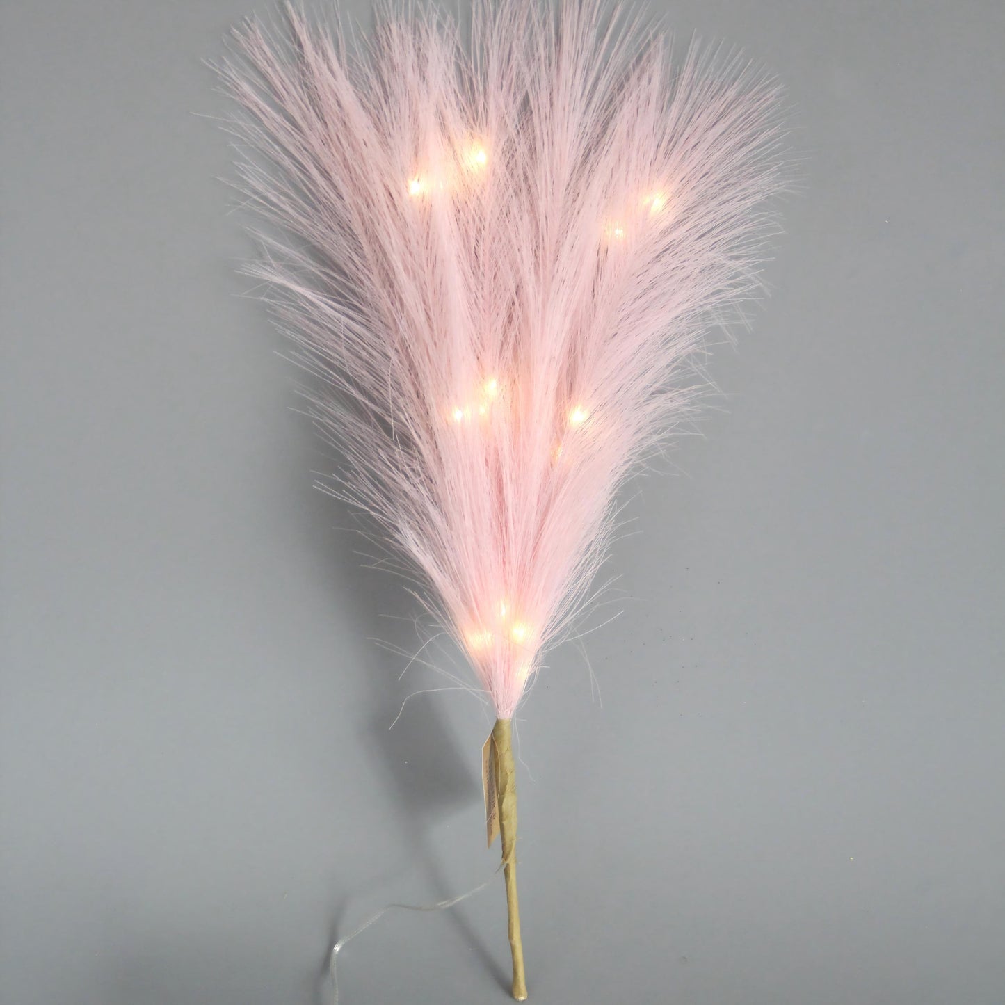 High Quality 18inch Artificial Pampas Grass With LED Light Silk Flowers Arrangement Pampas Decor for Wedding Home Party Decoration