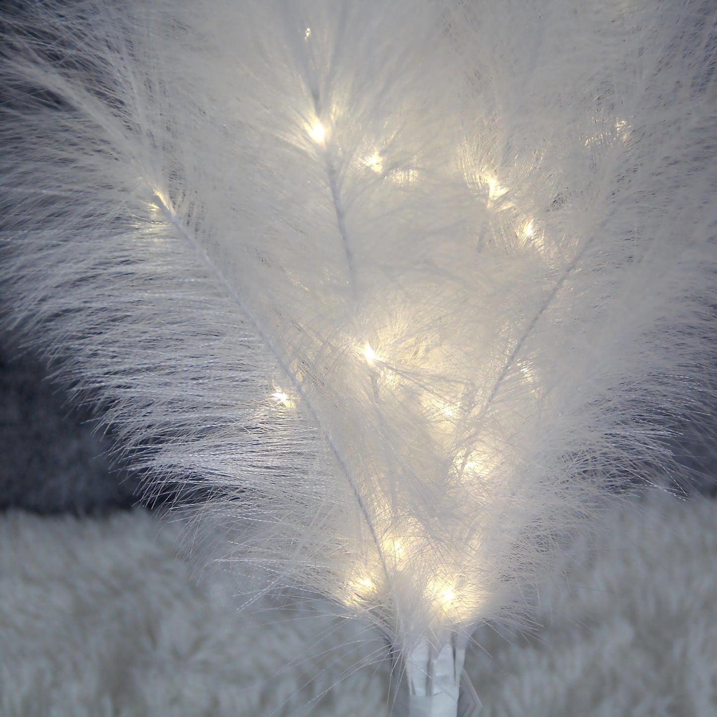 High Quality 28inch Artificial Pampas Grass With LED Light Handmade Pampas Decor for Wedding Party Home Decorations