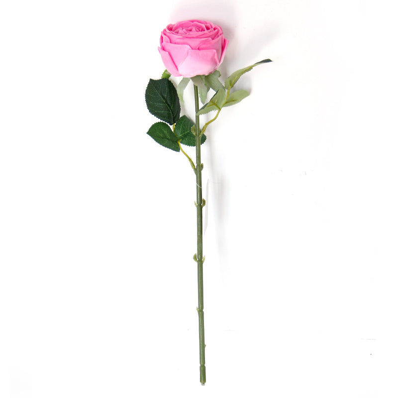 Romantic Gorgeous Real Touch Rose Pink Series Artificial Flowers For Wedding Table Centerpieces Decoration Floral Arrangement