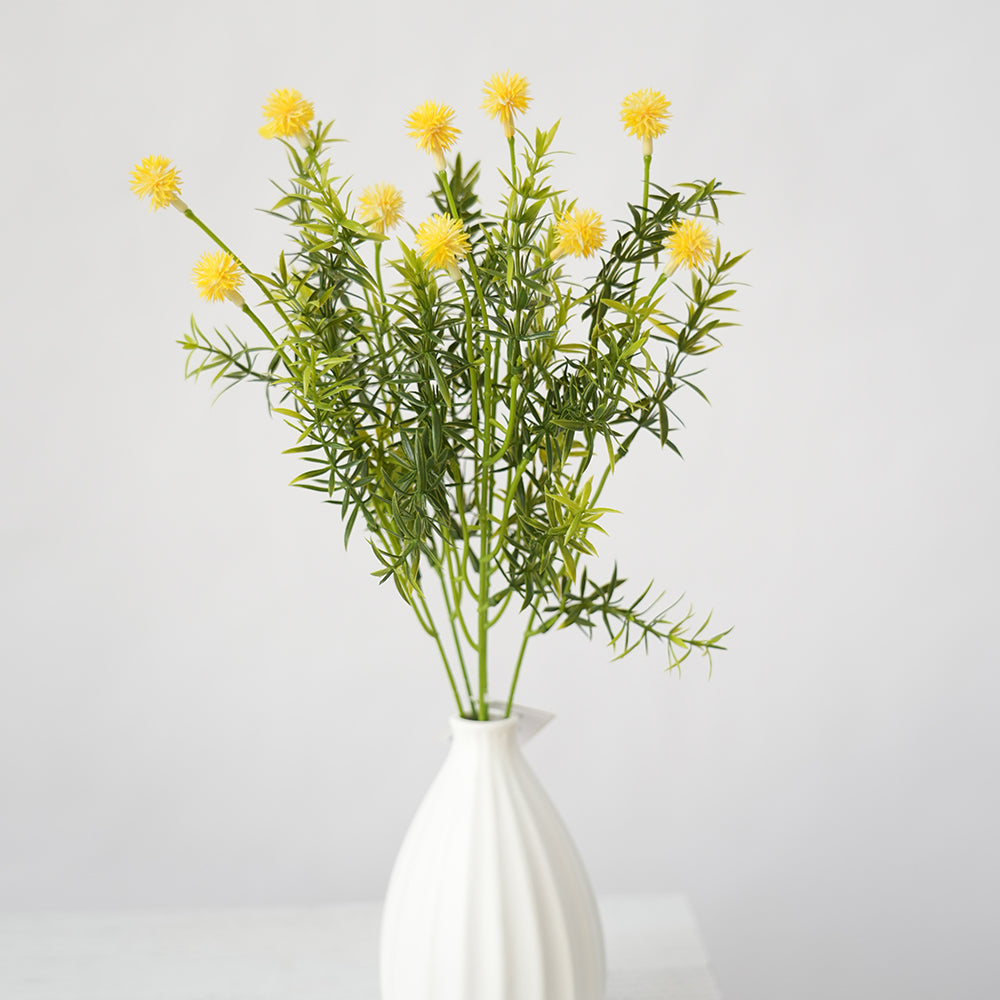Wholesale Artificial Plant Silk Flower Acanthosphere Artificial Flower For Garden Home Event Decoration