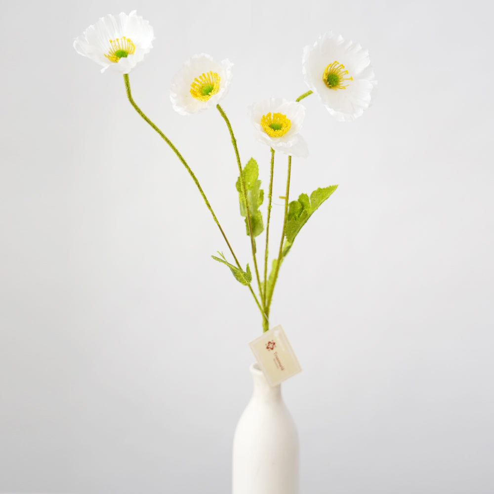 Newly Design Artificial Poppy Flower Silk Poppy Artificial Flower Arrangements For Indoor and outdoor Decorative Flowers