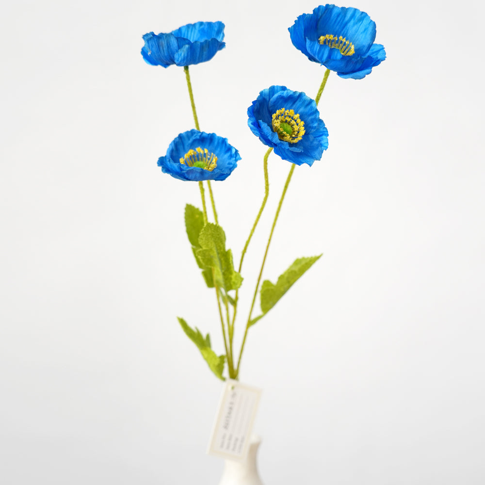 Newly Design Artificial Poppy Flower Silk Poppy Artificial Flower Arrangements For Indoor and outdoor Decorative Flowers