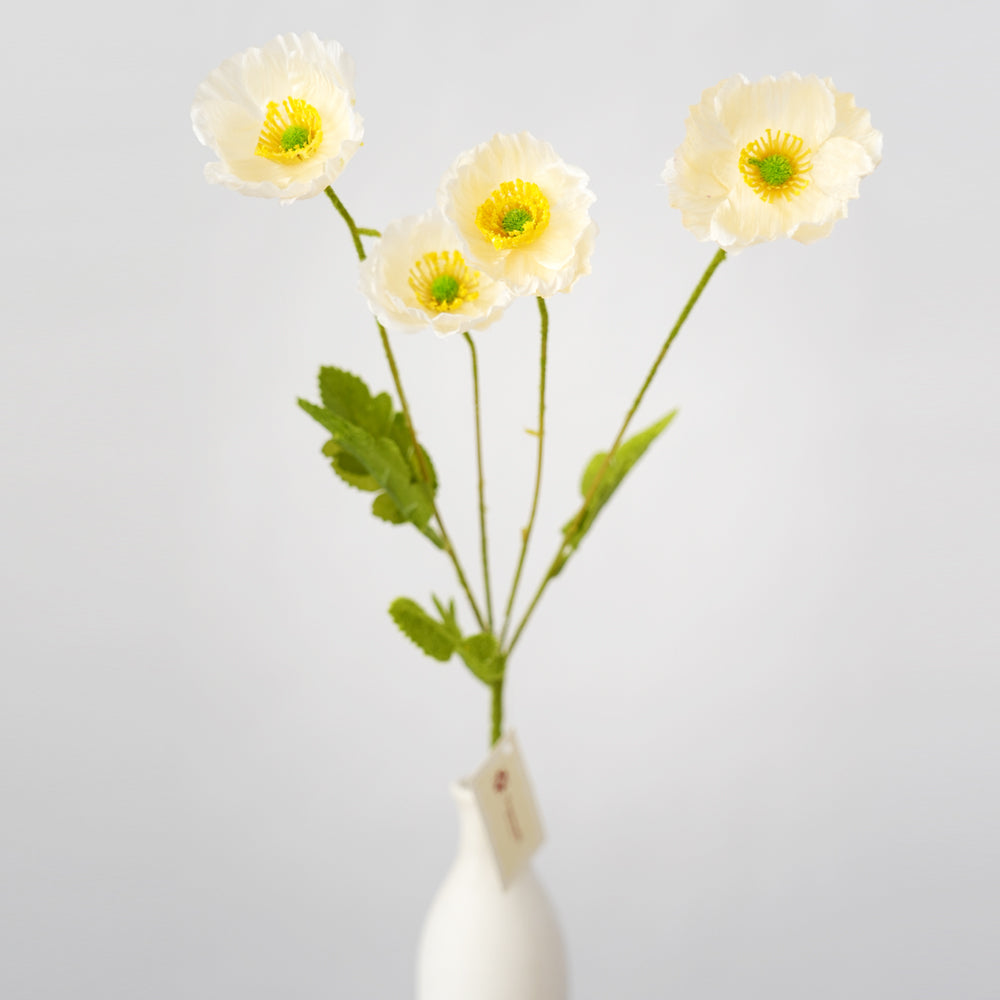 Newly Design Artificial Poppy Flower Silk Poppy Artificial Flower Arrangements For Indoor and outdoor Decorative Flowers