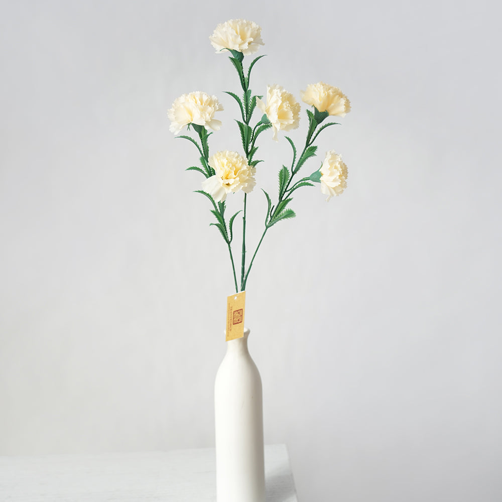 Chinese Characteristic 6heads Carnation Flowers Artificial Beautiful Color Decorative Flowers Plants for Wedding Home Outdoor Decor