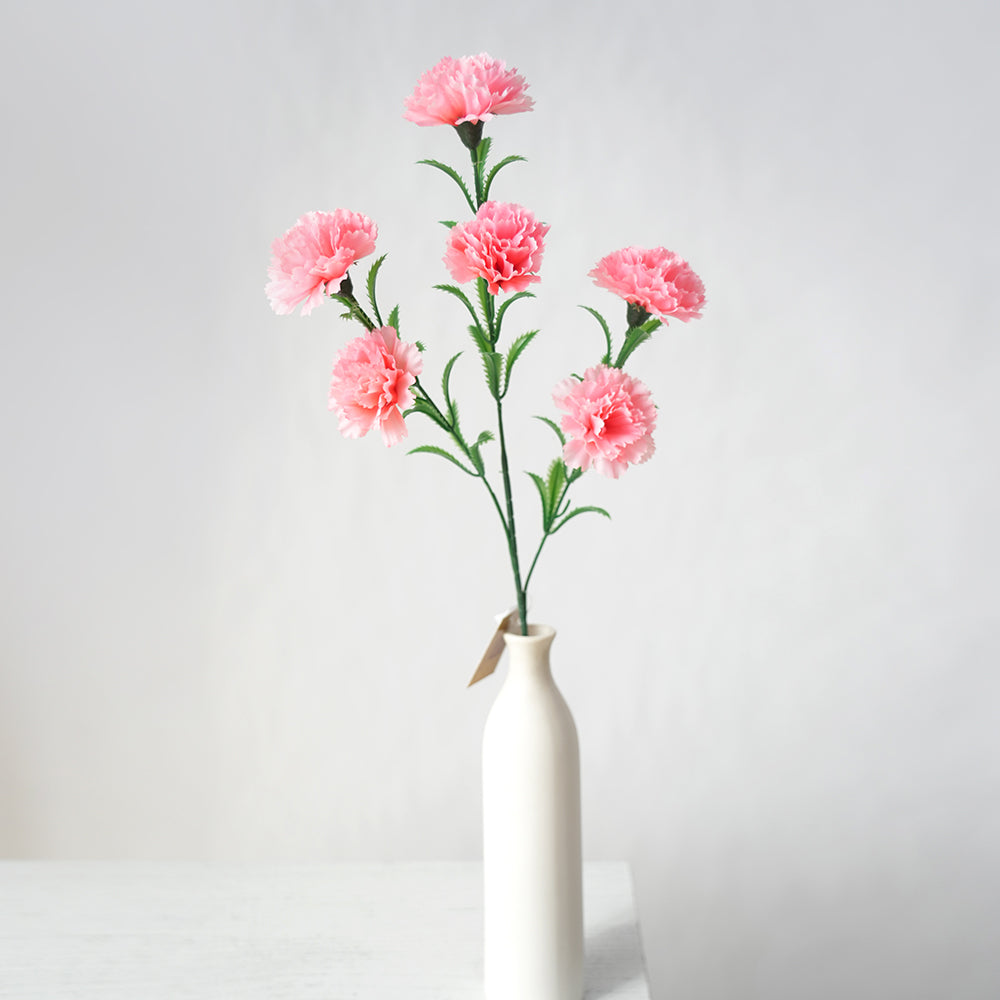 Chinese Characteristic 6heads Carnation Flowers Artificial Beautiful Color Decorative Flowers Plants for Wedding Home Outdoor Decor