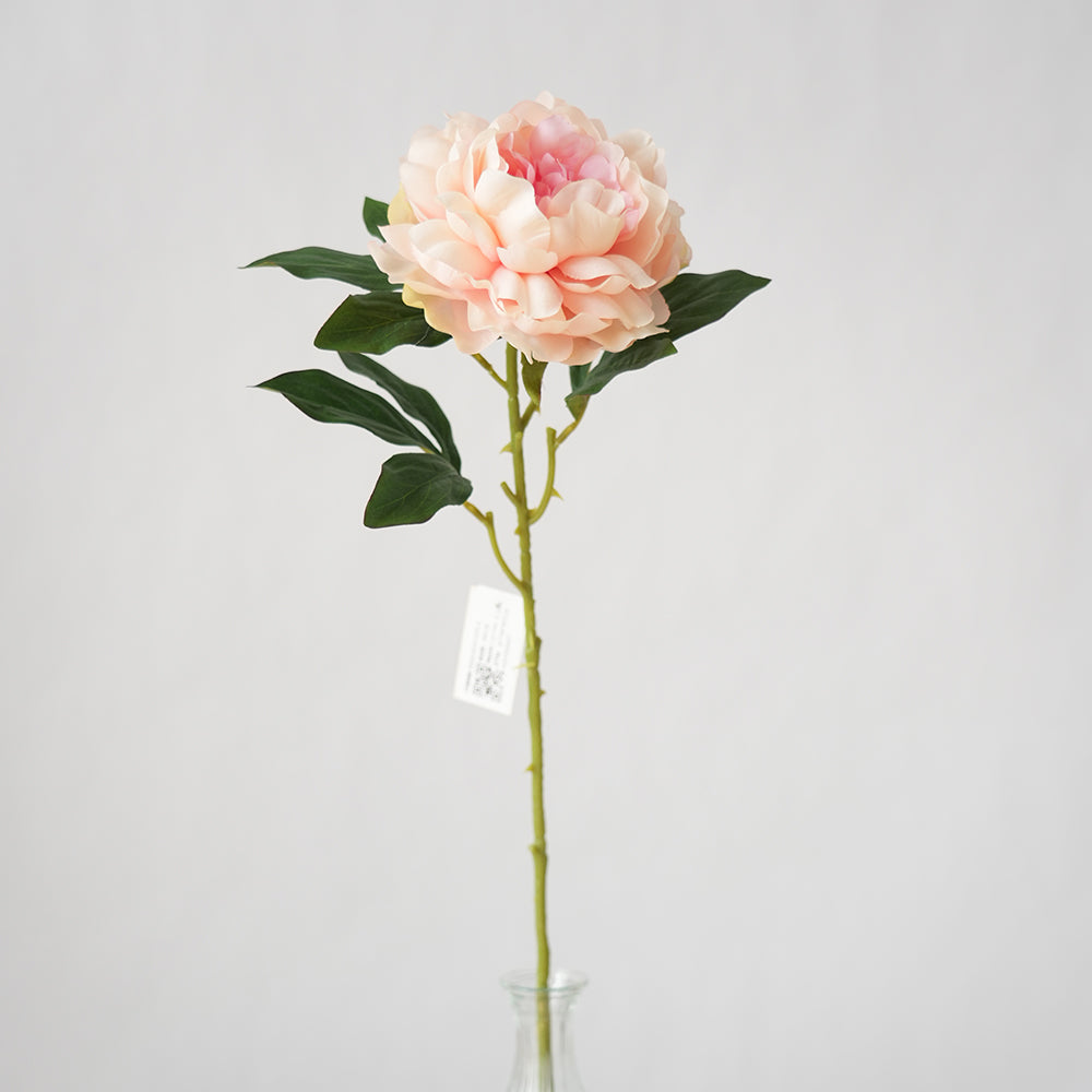 Wholesale Single Branches Artificial Peony Silk Flowers Peony Decorative Flowers for Wedding Home Decoration