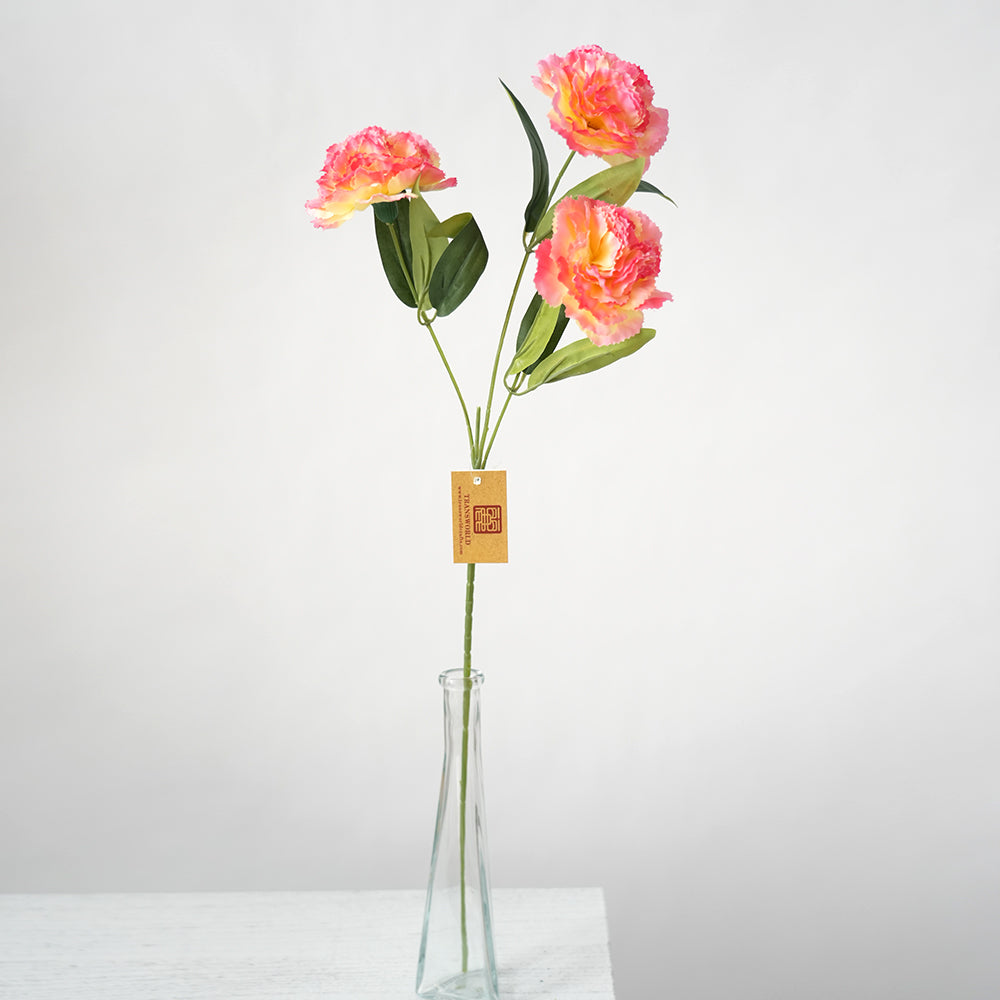 Wholesale Carnation Artificial Flower Beautiful Color Decorative Flower For Home Office Wedding Decorations