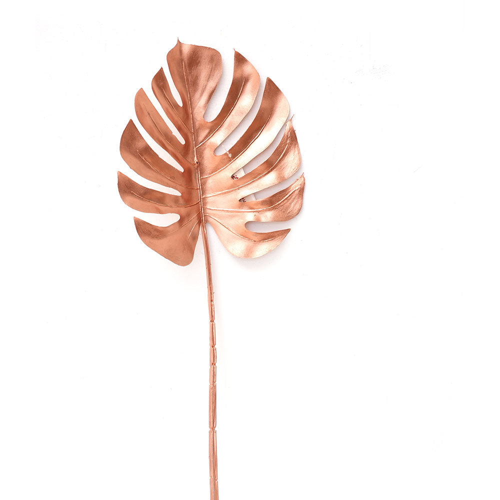 Decorative Flower Simulation Long Eucalyptus Leaves Gold Silver Fake Golden Leaf Plastic Artificial Flowers Wholesale