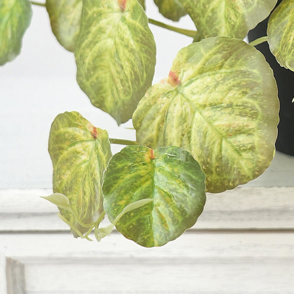 High Quality Lifelike 29 Pieces Artificial Begonia Leaves Hanging Plants for Home Garden Shop Decoration