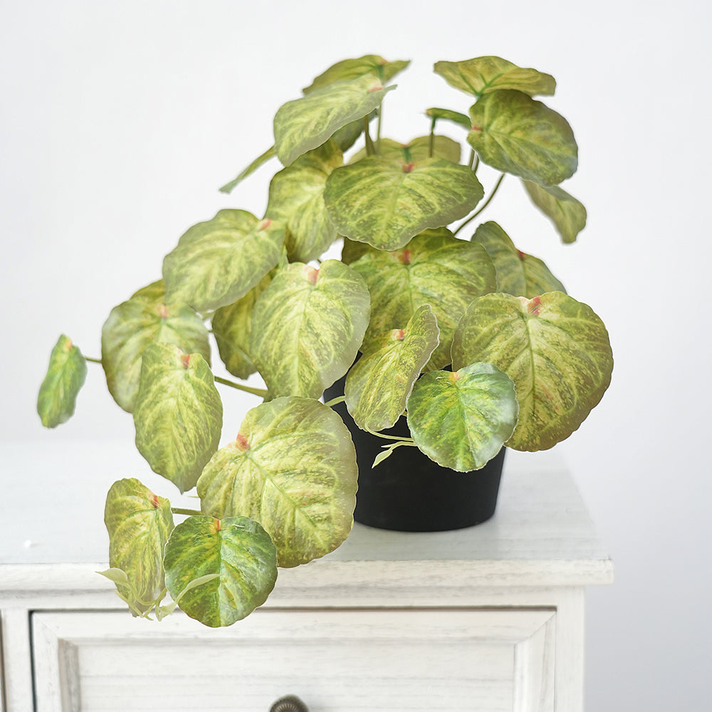 High Quality Lifelike 29 Pieces Artificial Begonia Leaves Hanging Plants for Home Garden Shop Decoration