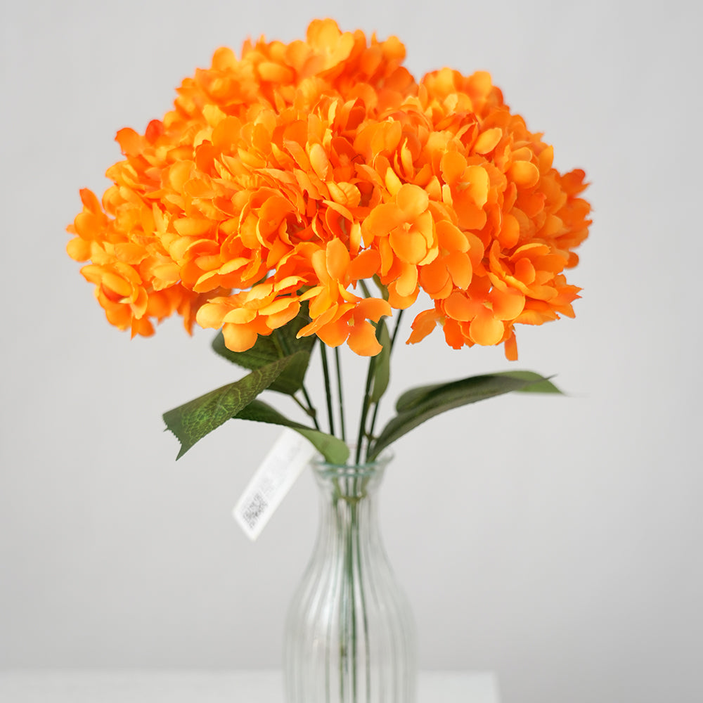 Transworld Artificial Hydrangea Flowers 5Forks Hydrangea Decorative Flowers For Home Wedding Decor
