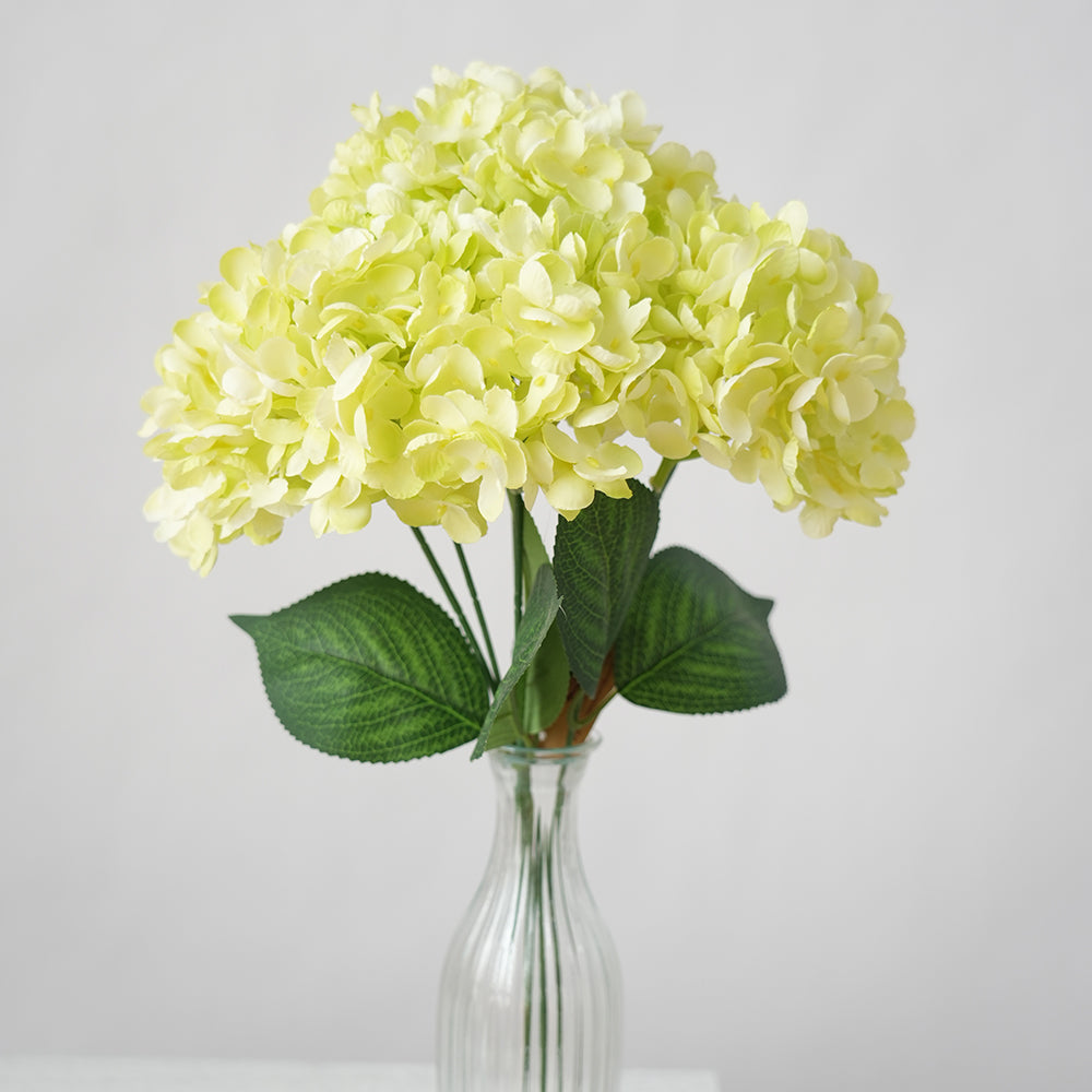 Transworld Artificial Hydrangea Flowers 5Forks Hydrangea Decorative Flowers For Home Wedding Decor
