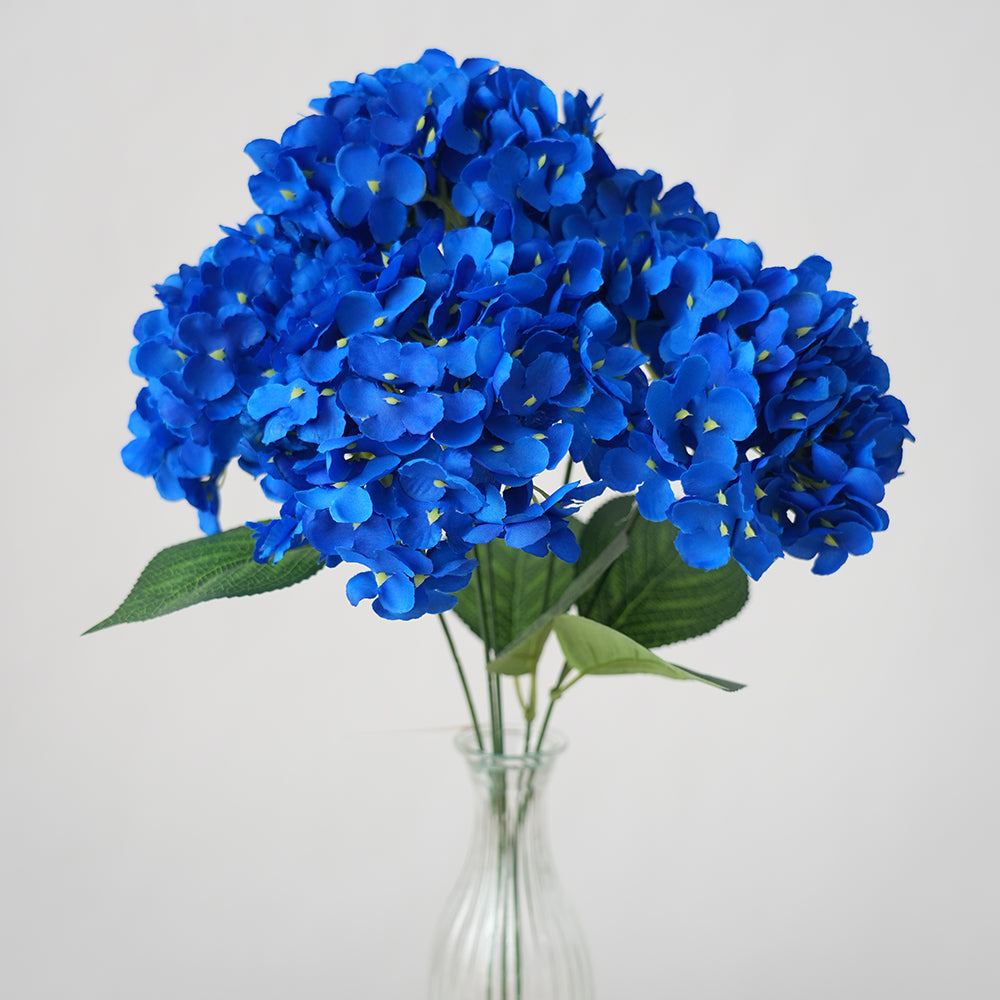 Transworld Artificial Hydrangea Flowers 5Forks Hydrangea Decorative Flowers For Home Wedding Decor
