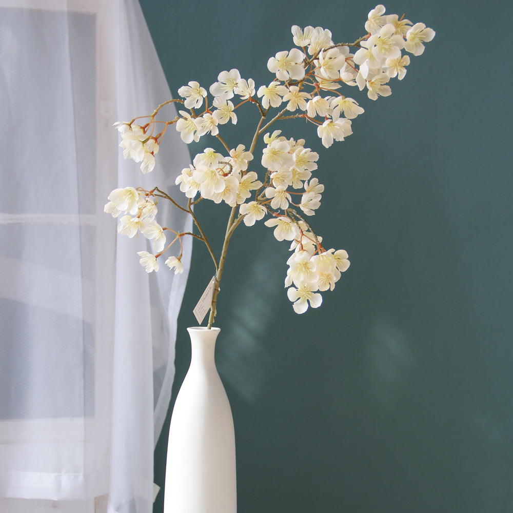 New Style Artificial Flower 100cm Apple Blossom Other Decorative Flowers And Plants For Teahouse Office Home Decoration