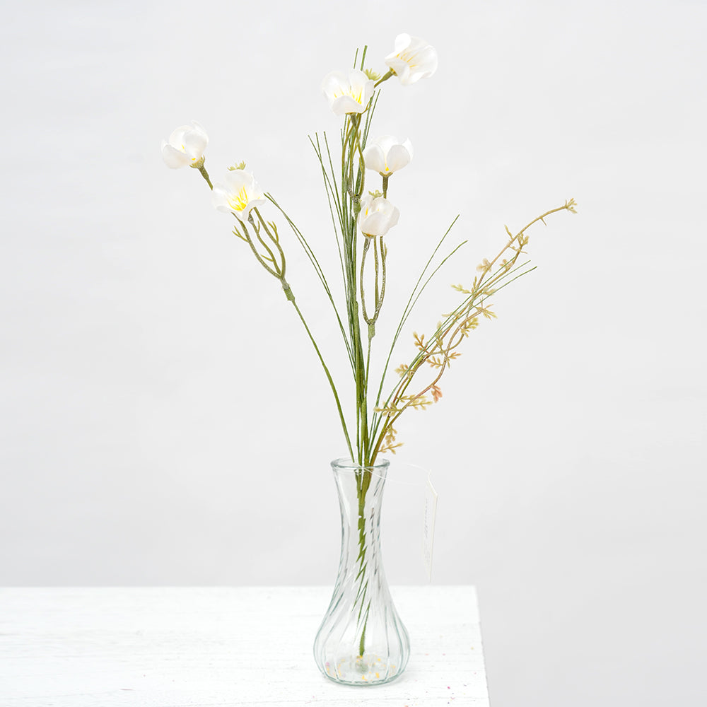 Transworld Artificial Grass Flowers Multicolour Decorative Flowers Floral Spray Arrangement for Wedding Home Garden Decoration