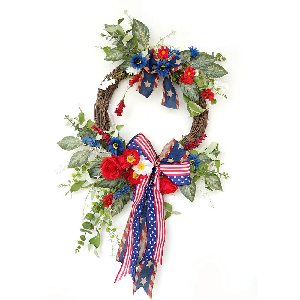 Transworld A Set Series Artificial Wreath&Garland&Spray Decorative Flowers, Wreaths and Plants for Home Hotel Garden Wedding Decorations