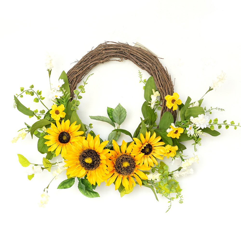 Transworld Set Series Of Garland&Wreath&Artificial Flowers Decorative Flower Plants for Home Hotel Garden Decorations
