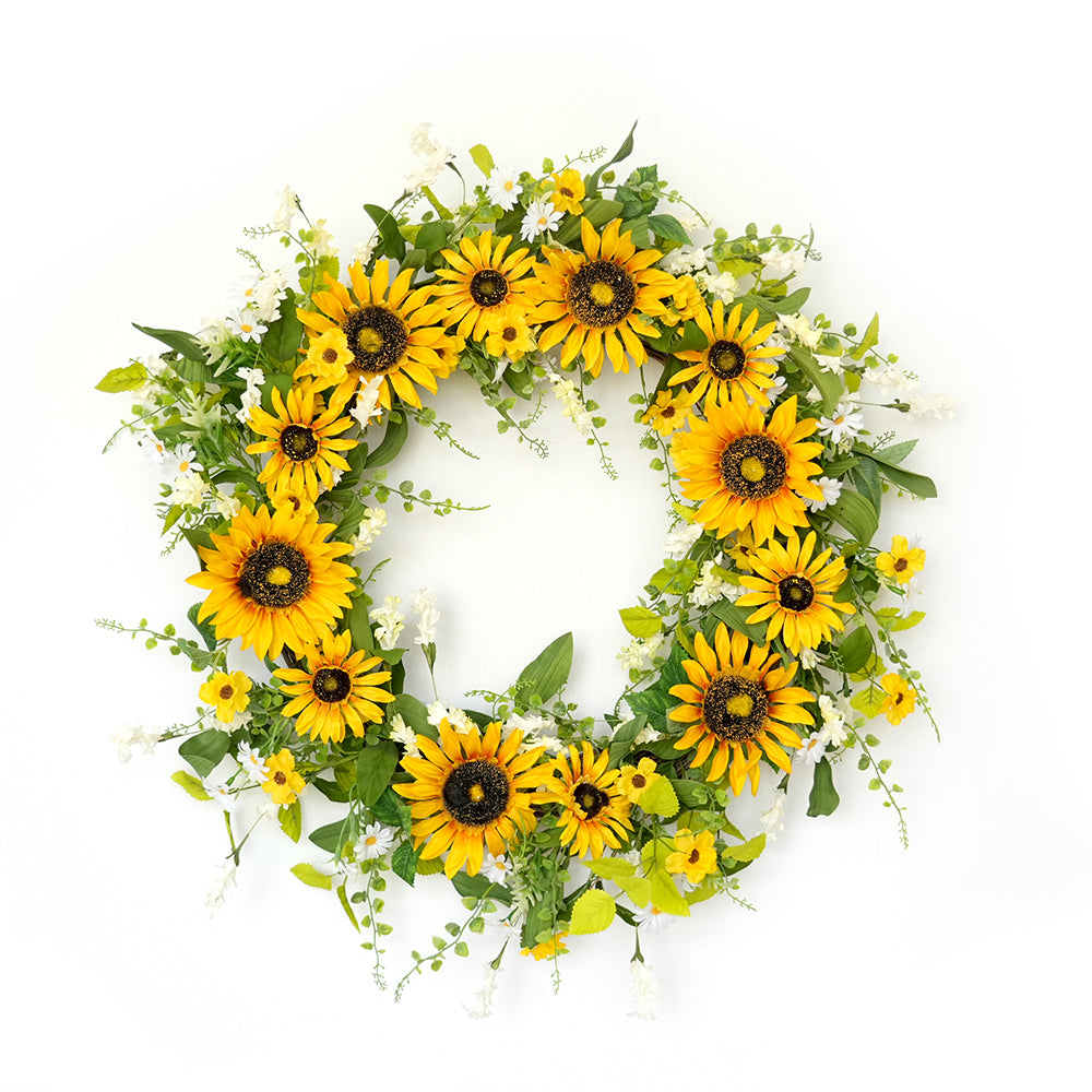 Transworld Set Series Of Garland&Wreath&Artificial Flowers Decorative Flower Plants for Home Hotel Garden Decorations