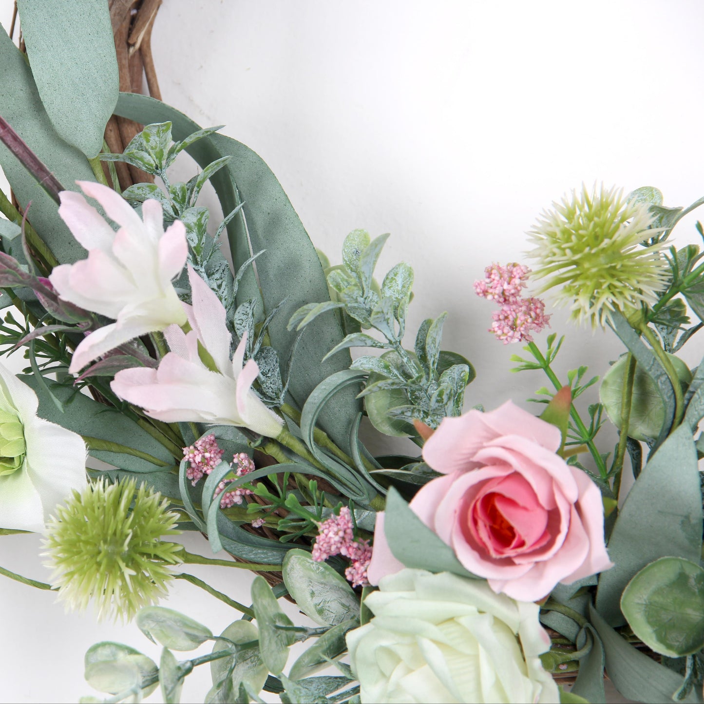 Transworld Original Handmade Artificial Wreath Decorative Flower Wreaths for Wedding Home Decoration