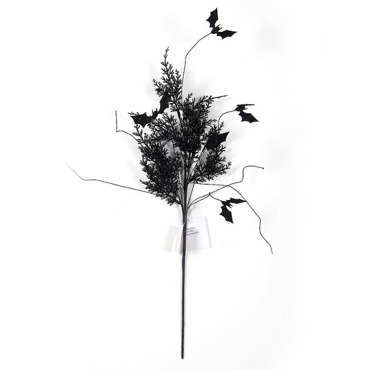 Black Artificial Spider Branches Halloween Spray Decorate Fake Branches for Halloween