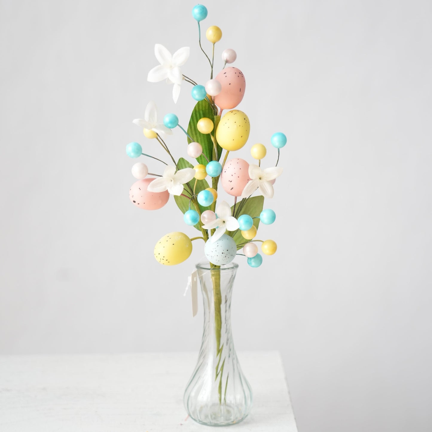 Transworld Original Handmade Easter Spray Decor Decorative Artificial Floral Spray for Party Easter Decoration