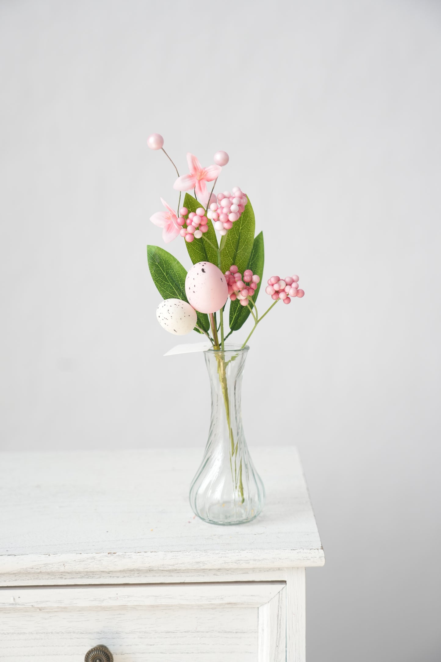 Transworld Original Handmade Easter Spray Decor Decorative Artificial Floral Spray for Party Easter Decoration
