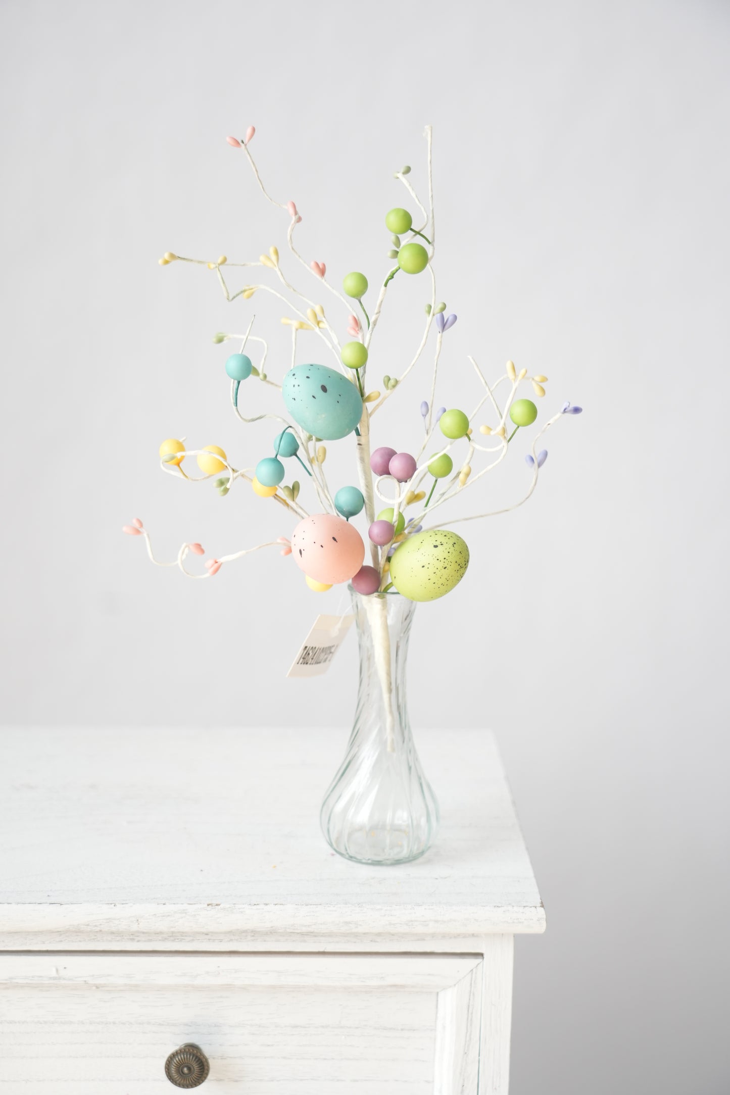 Transworld Original Handmade Easter Spray Decor Decorative Artificial Floral Spray for Party Easter Decoration