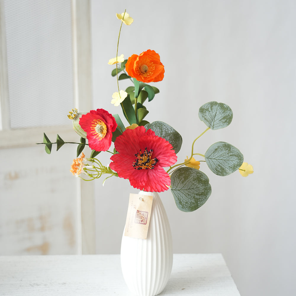Newly Design Artificial Flower Spring&Summer Flower Sprig Wedding Floral Arrangements for Garden Home Hotel Decoration