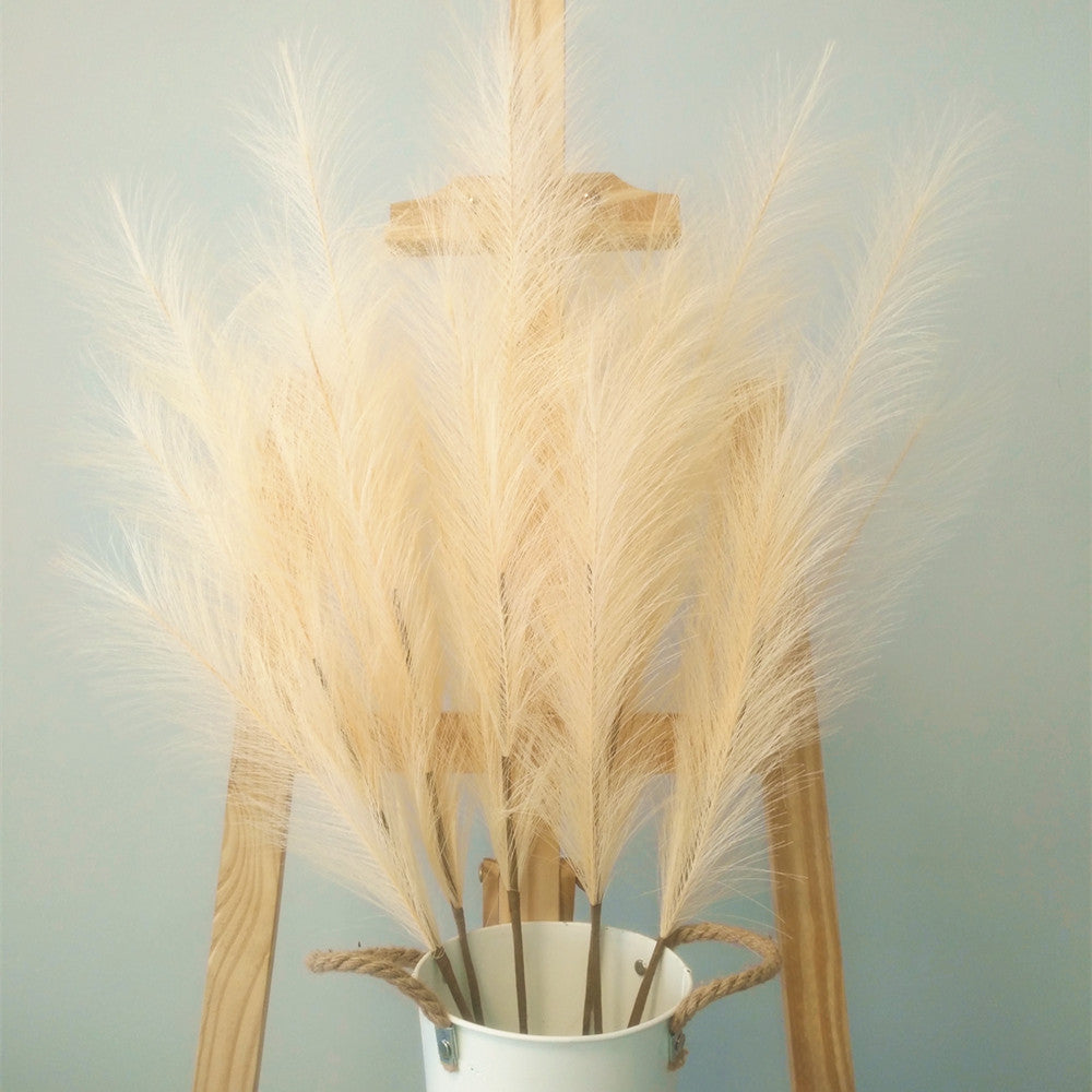 Classic Multicolour 80cm Artificial Pampas Grass Handmade Pampas Grass Artificial Flowers For Wedding Party Home Store Decor