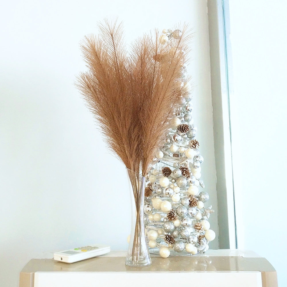 Classic Style Artificial Pampas Grass 50cm Small Pampas Customizable Size and Color Pampas Grass Decor Festival Decoration